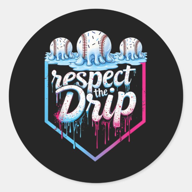 Adesivo Redondo Venda Drill Para Rapazes Drivers De Sorvete Jovens (Frente)