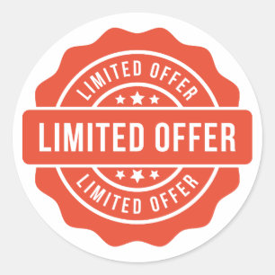 Adesivo Redondo Venda limitada de ofertas