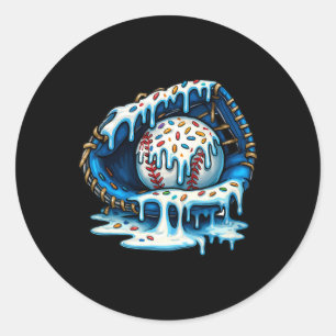 Adesivo Redondo Venda unidades de Sorvete borrifadas vende unidade