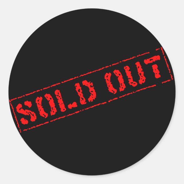 Adesivo Redondo Vendido (Frente)