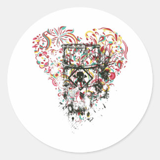 Adesivo Redondo veneno, arte moderna, poluente, veneno, toxina,