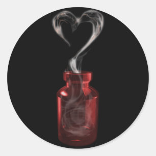 Adesivo Redondo veneno de amor