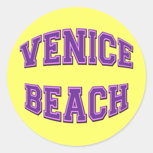 ADESIVO REDONDO VENICE BEACH (Frente)