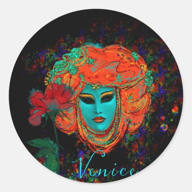Adesivo Redondo Venice Sticker (Frente)