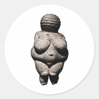 Adesivo Redondo Vênus de Willendorf