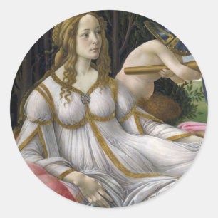 Adesivo Redondo Vênus e Mars, Sandro Botticelli