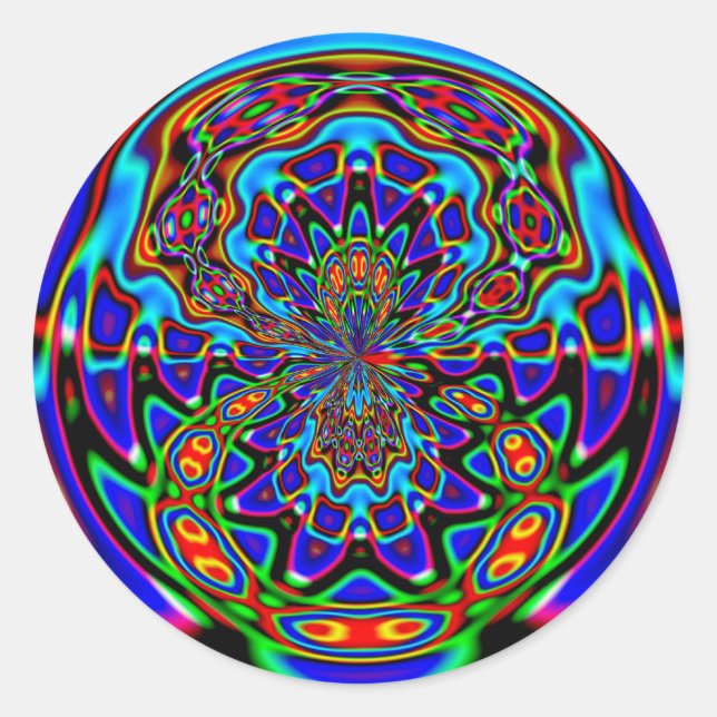 Adesivo Redondo Venus Fly Trap (Frente)