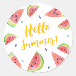 Adesivo Redondo Verão