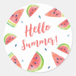 Adesivo Redondo Verão