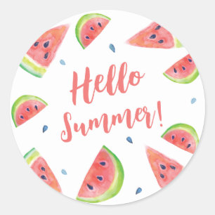 Adesivo Redondo Verão