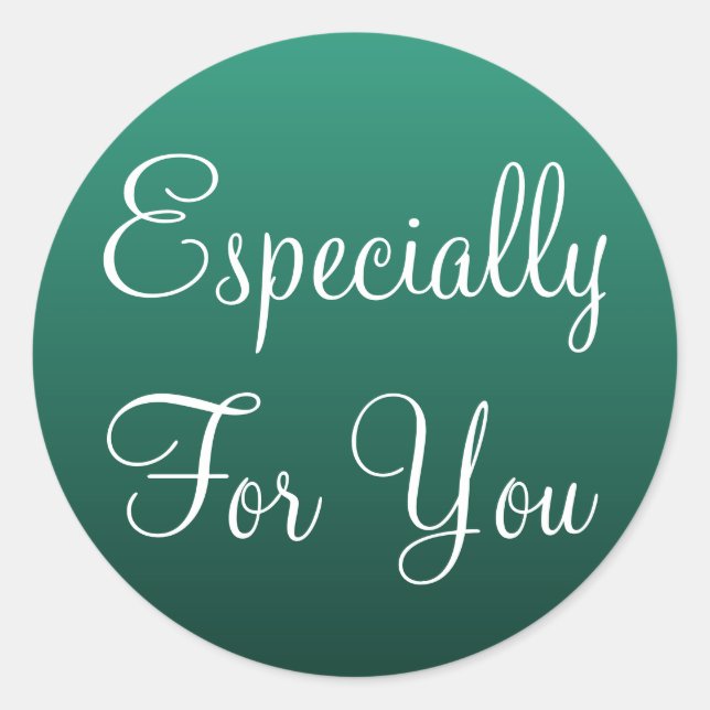 Adesivo Redondo Verde, Especialmente Para Os Seus Autocolantes (Frente)