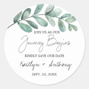 Adesivo Redondo Verde Eucalyptus Classic R