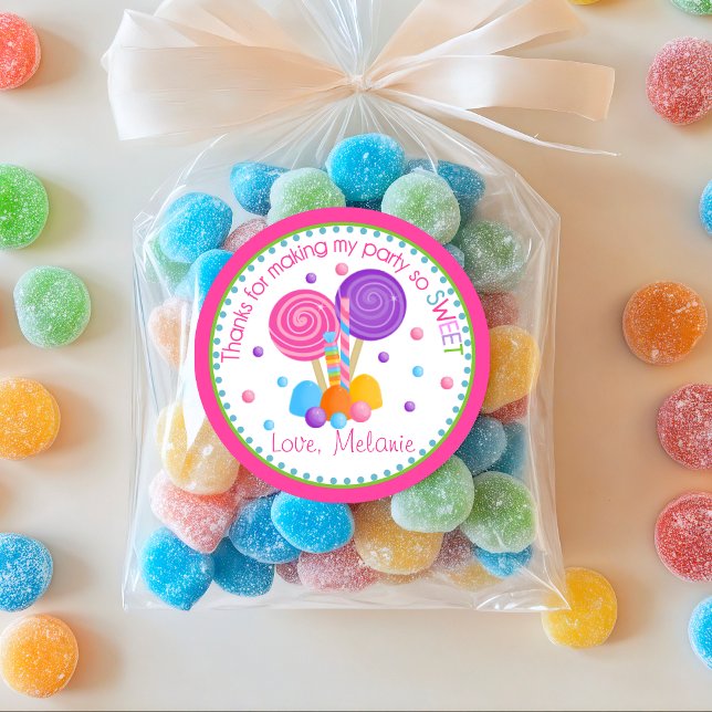 Adesivo Redondo Verde limão rosa, doce Compro, favor de aniversári (Criador carregado)