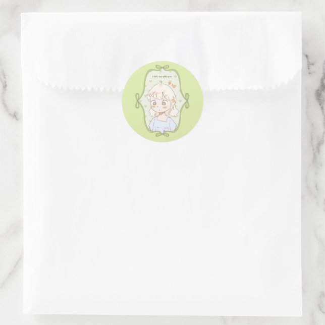 Adesivo Redondo Verde Suave (Bolsa)