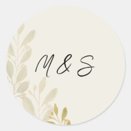 Adesivo Redondo Verde-Tee Suave, Elegante, Personalizado