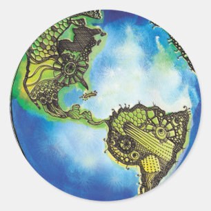 Adesivo Redondo Verde vivo