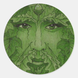 Adesivo Redondo verde yuleking