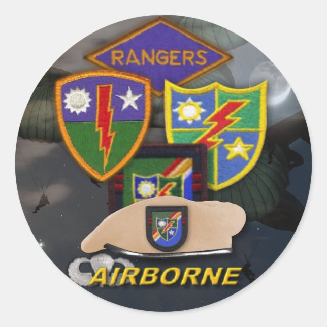 Adesivo Redondo Vereadores do exército de raspadaria (Frente)