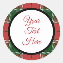 Adesivo Redondo Verificação de Buffalo do Farmhouse de Natais vint