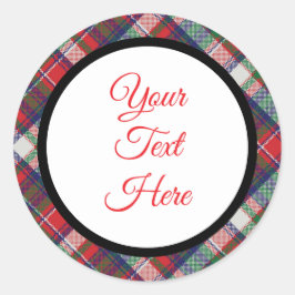 Adesivo Redondo Verificação de Buffalo do Farmhouse de Natais vint