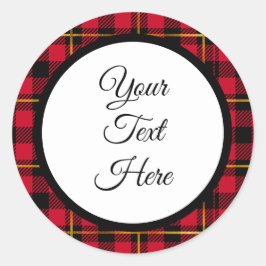 Adesivo Redondo Verificação de Buffalo do Farmhouse de Natais vint