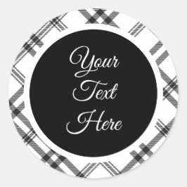 Adesivo Redondo Verificação de Buffalo do Farmhouse de Natais vint