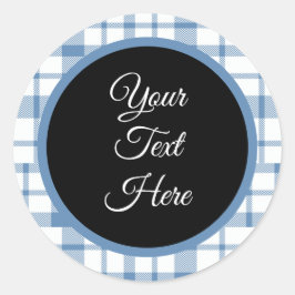 Adesivo Redondo Verificação de Buffalo do Farmhouse de Natais vint