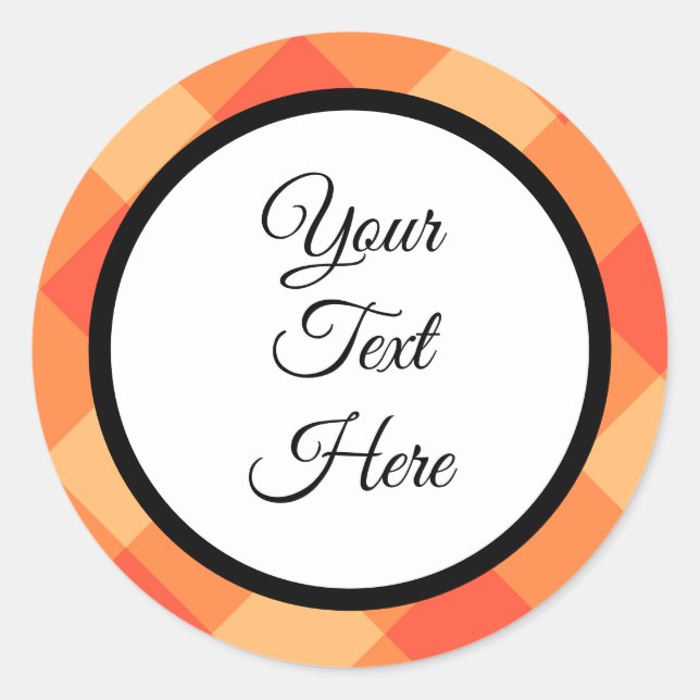 Adesivo Redondo Verificação de Buffalo do Farmhouse de Natais vint (Frente)