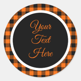 Adesivo Redondo Verificação de Buffalo do Farmhouse de Natais vint