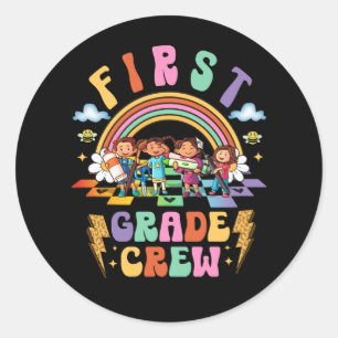 Adesivo Redondo Verificador de Vintagem Retroativo Da Tripulação D