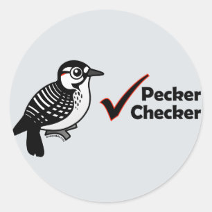 Adesivo Redondo Verificador do Pecker