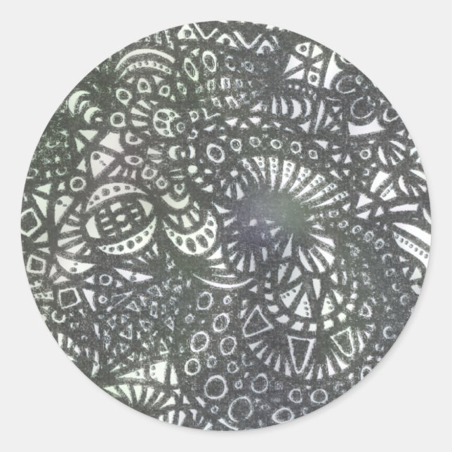 Adesivo Redondo Verme A1 (Frente)