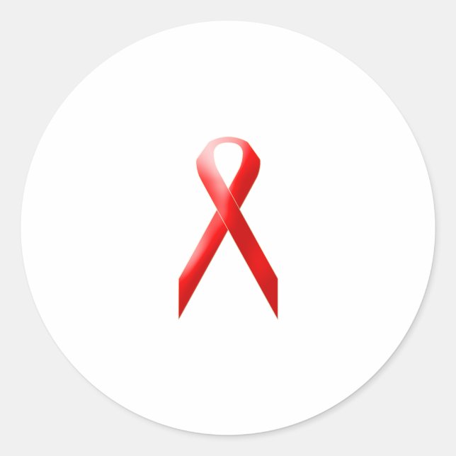 Adesivo Redondo Vermelho (Frente)