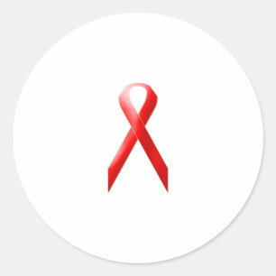 Adesivo Redondo Vermelho