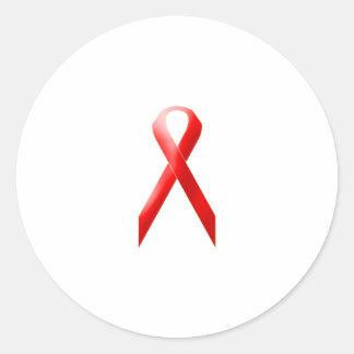 Adesivo Redondo Vermelho