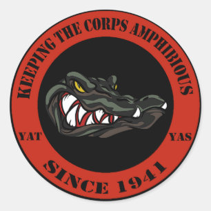 Adesivo Redondo Vermelho 1941