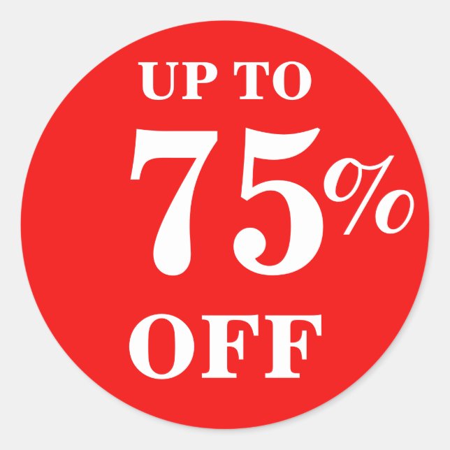 Adesivo Redondo Vermelho Brilhante Até 75% OFF-Vende Autocolantes  (Frente)