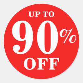 Adesivo Redondo Vermelho Brilhante Até 90% OFF-Vende Autocolantes 