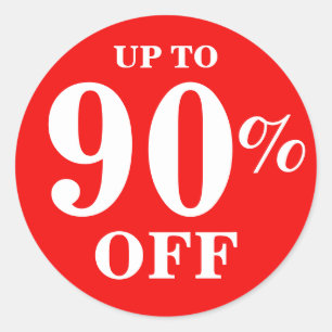 Adesivo Redondo Vermelho Brilhante Até 90% OFF-Vende Autocolantes