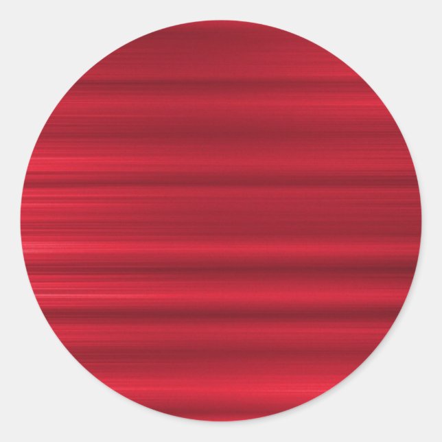 Adesivo Redondo Vermelho Bruto (Frente)