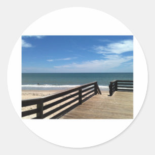 Adesivo Redondo Vero Beach 2010 jGibney O MUSEUM Zazzle