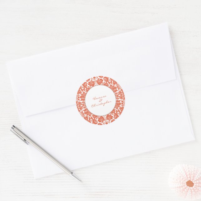 Adesivo Redondo Verona Sunset Wedding (Envelope)