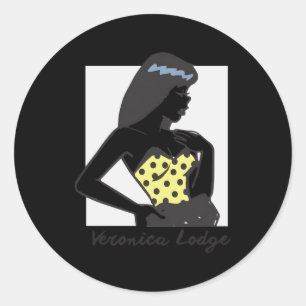 Adesivo Redondo Veronica Lodge Do Archie História em quadrinhos