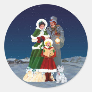 Adesivo Redondo Véspera de Natal