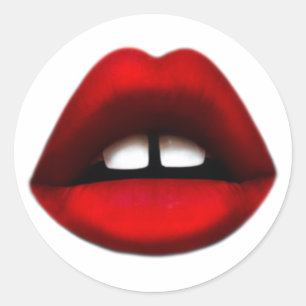 Adesivo Redondo Vestidos de mulher dentada