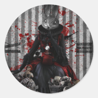 ADESIVO REDONDO VESTIDOS DE TECIDOS