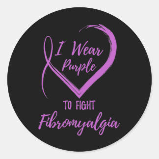 Adesivo Redondo Vestir Roxo Contra Fibromialgia