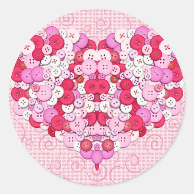 Adesivo Redondo Vestir Vestidos De Amor (Frente)