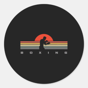 Adesivo Redondo Vestuário de Boxe - Boxe 5