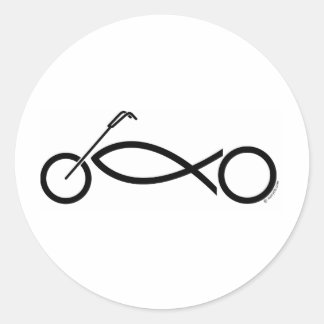 Adesivo Redondo Vestuário e acessórios para motocicletas cristãos